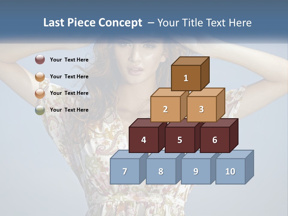 Ethnic Female Bright PowerPoint Template