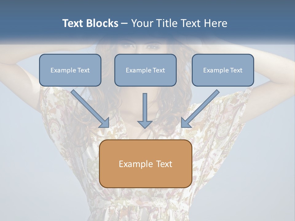 Ethnic Female Bright PowerPoint Template