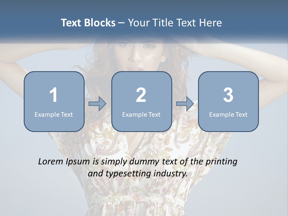 Ethnic Female Bright PowerPoint Template