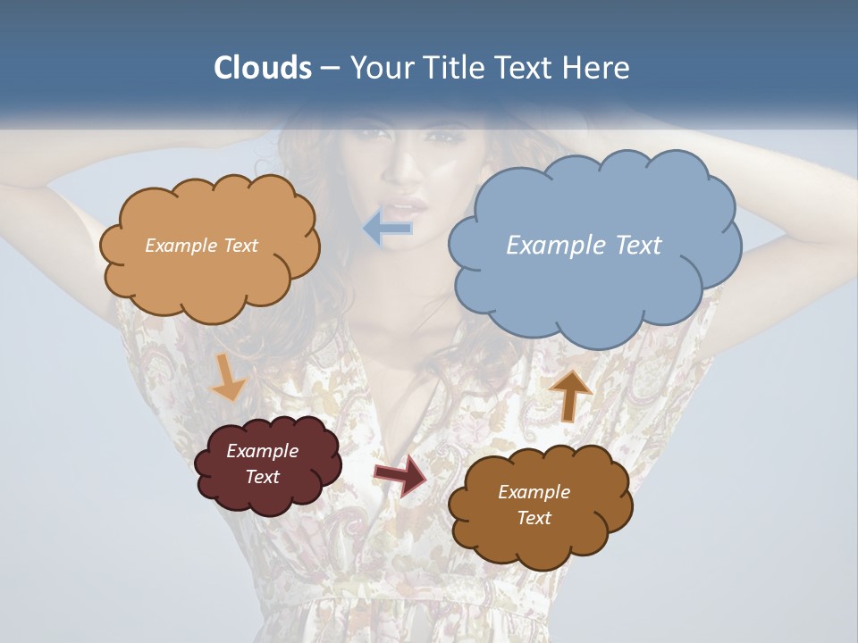 Ethnic Female Bright PowerPoint Template