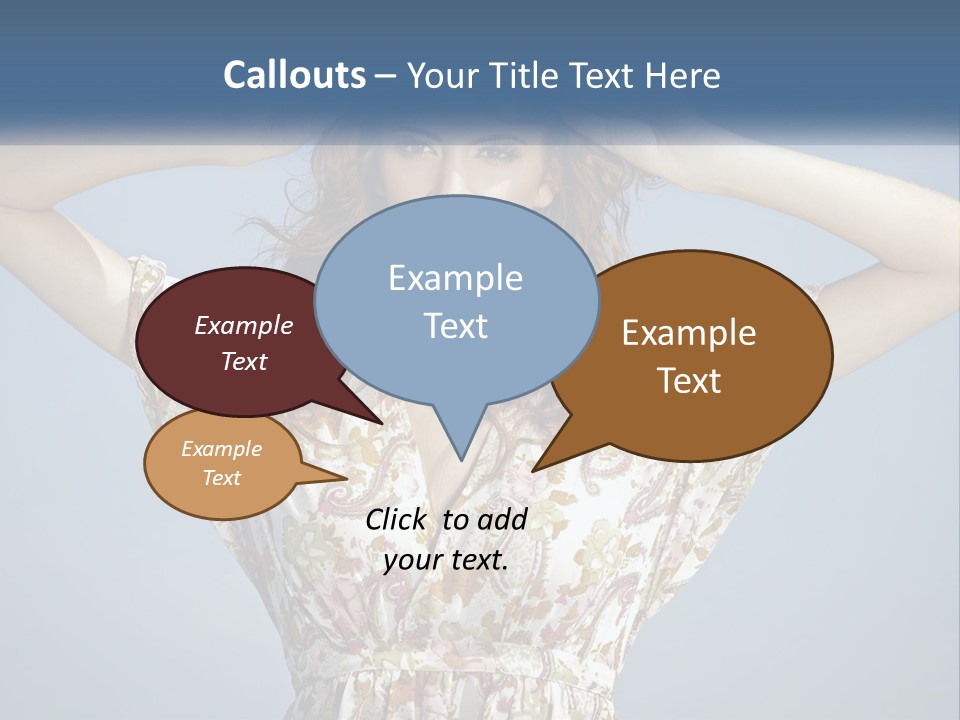 Ethnic Female Bright PowerPoint Template