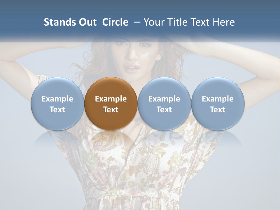 Ethnic Female Bright PowerPoint Template