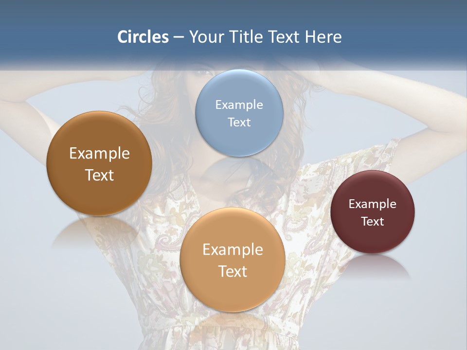 Ethnic Female Bright PowerPoint Template