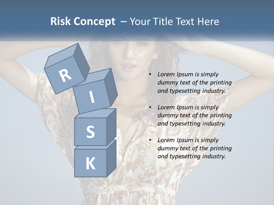 Ethnic Female Bright PowerPoint Template