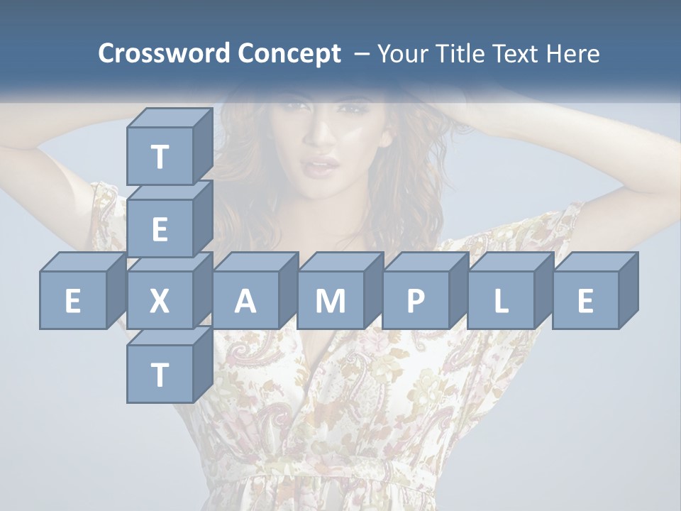 Ethnic Female Bright PowerPoint Template