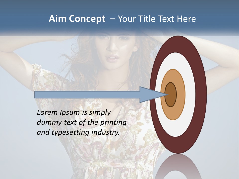 Ethnic Female Bright PowerPoint Template