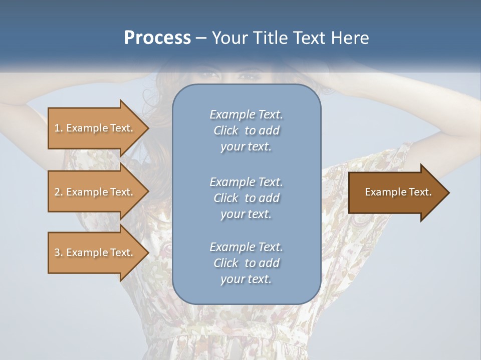 Ethnic Female Bright PowerPoint Template