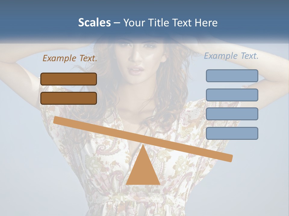 Ethnic Female Bright PowerPoint Template
