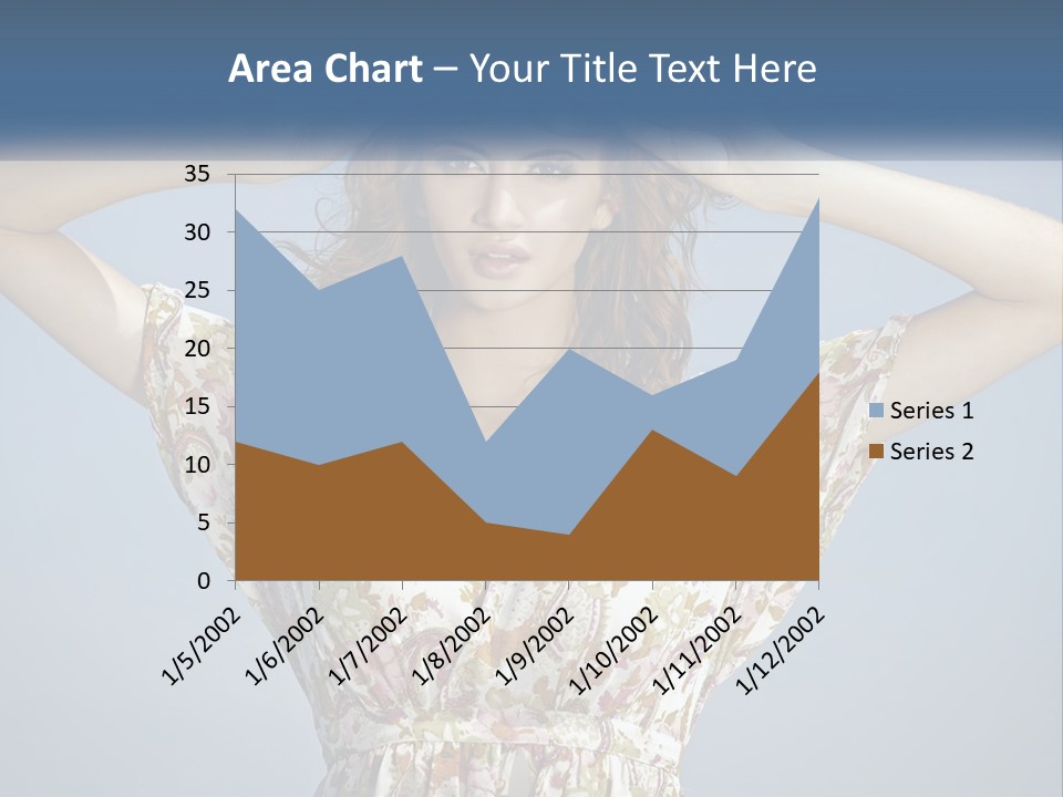 Ethnic Female Bright PowerPoint Template