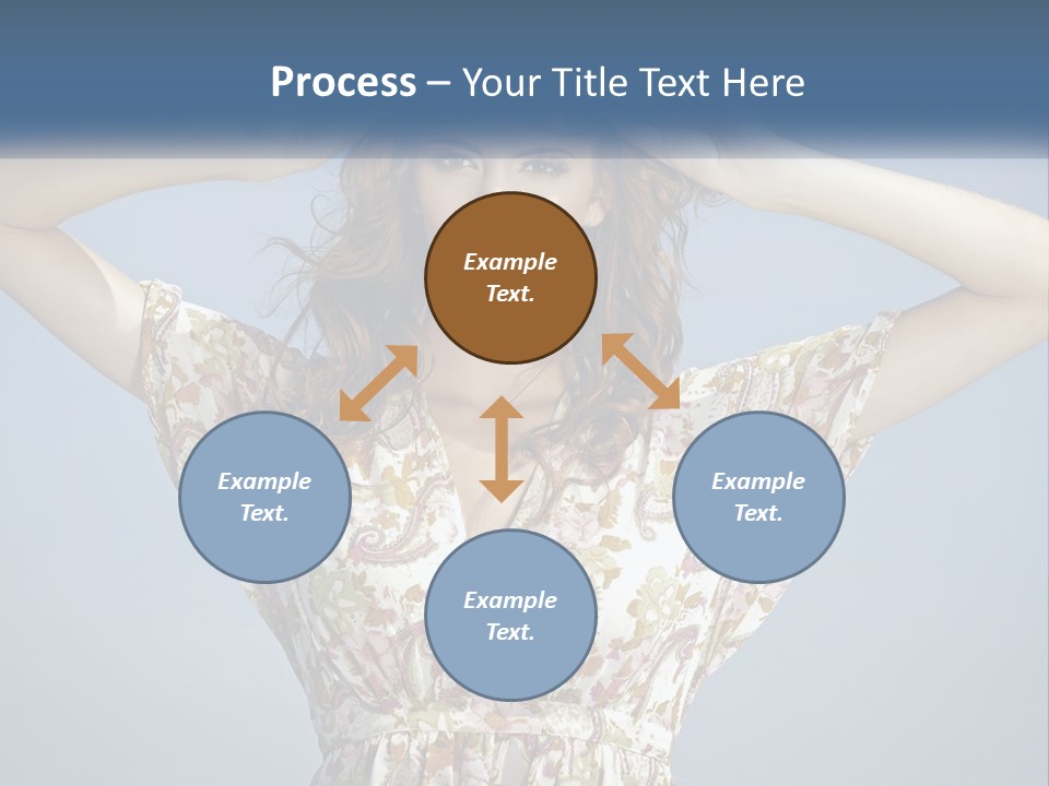 Ethnic Female Bright PowerPoint Template