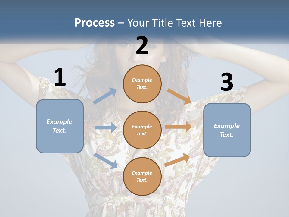 Ethnic Female Bright PowerPoint Template