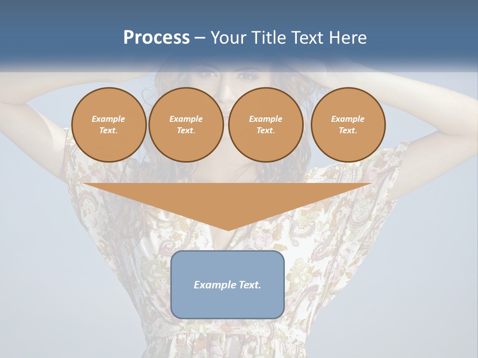 Ethnic Female Bright PowerPoint Template