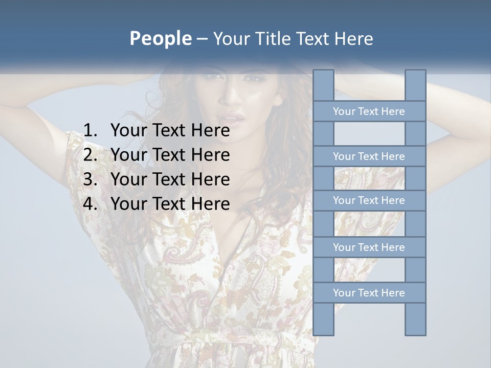 Ethnic Female Bright PowerPoint Template