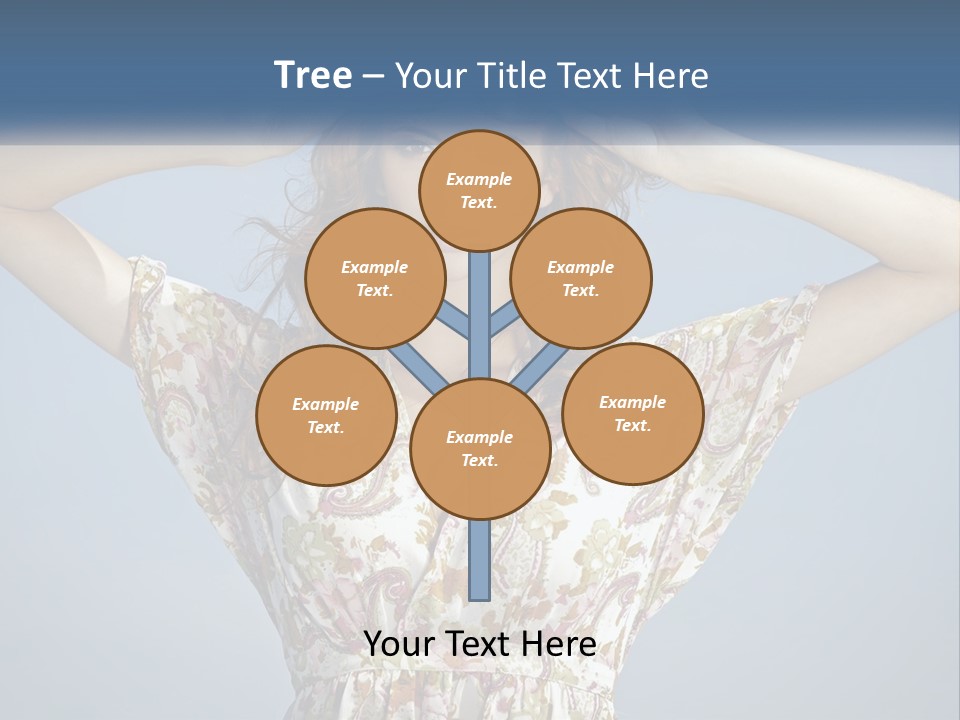 Ethnic Female Bright PowerPoint Template