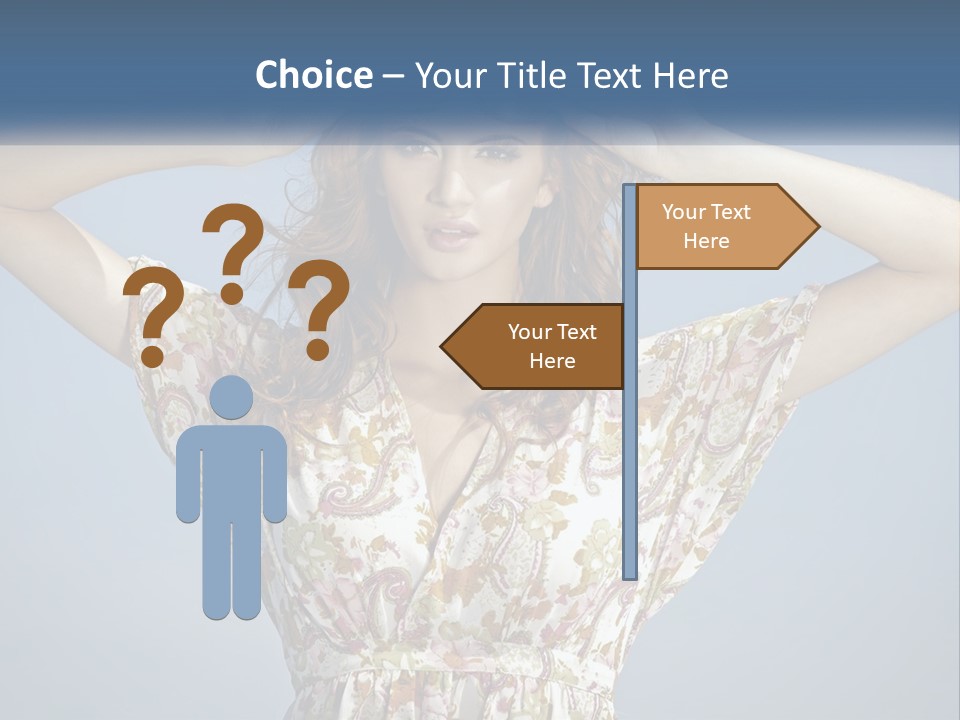 Ethnic Female Bright PowerPoint Template