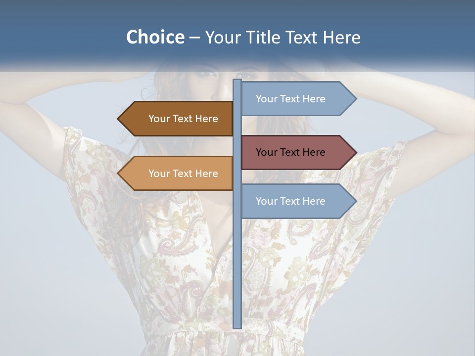 Ethnic Female Bright PowerPoint Template