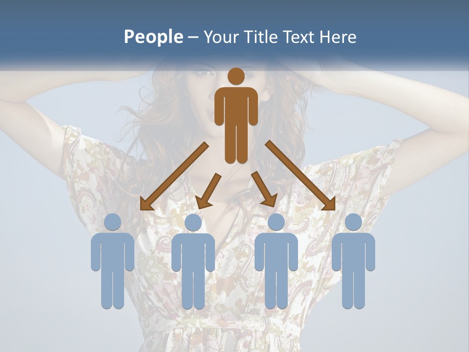 Ethnic Female Bright PowerPoint Template