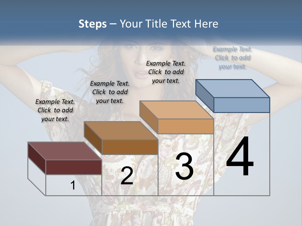 Ethnic Female Bright PowerPoint Template