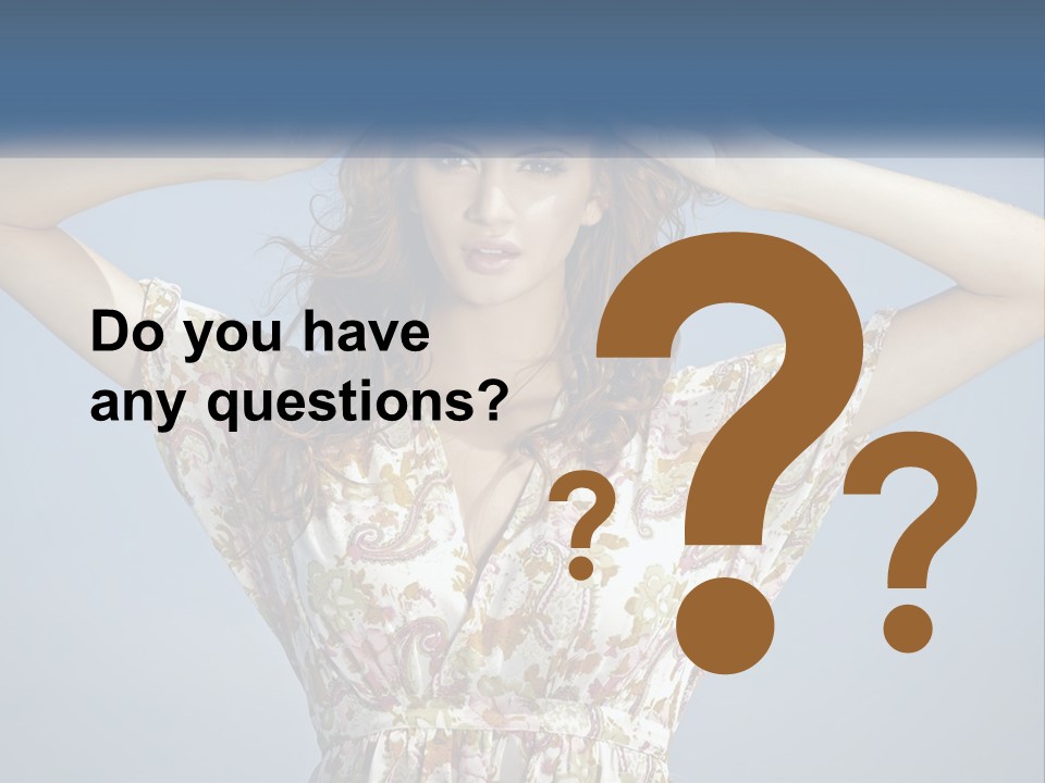 Ethnic Female Bright PowerPoint Template