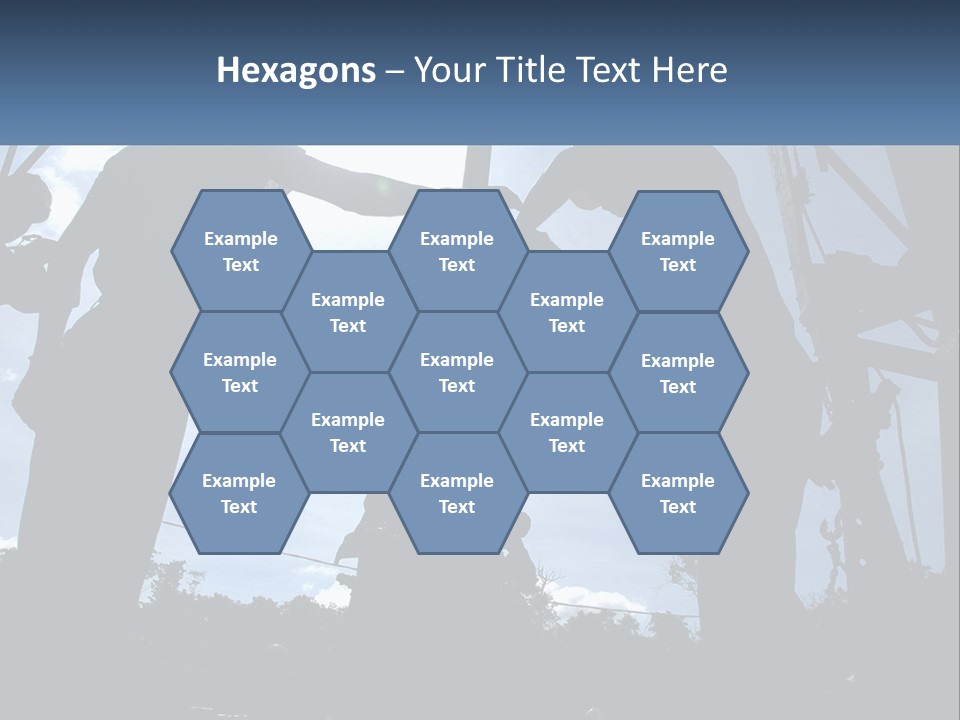 Worker Platform Silhouette PowerPoint Template
