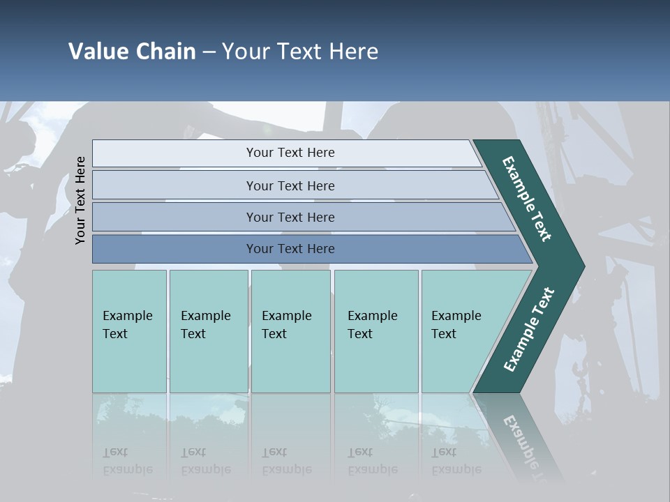 Worker Platform Silhouette PowerPoint Template