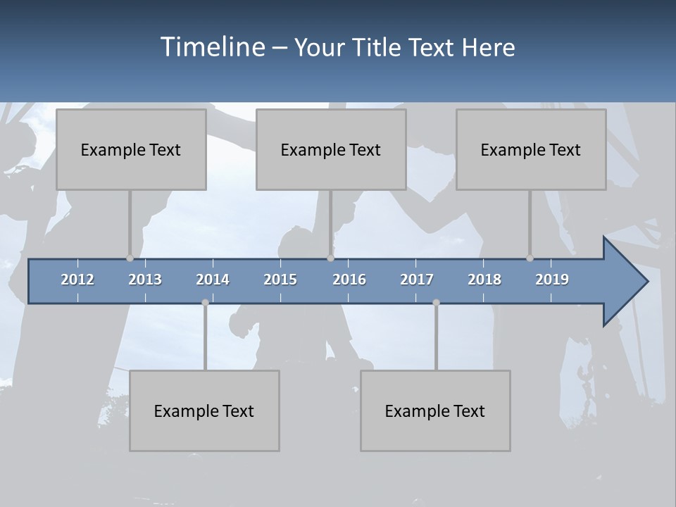 Worker Platform Silhouette PowerPoint Template