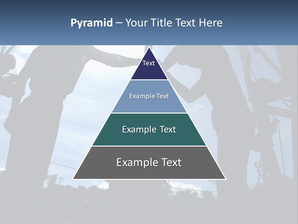 Worker Platform Silhouette PowerPoint Template