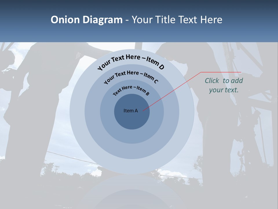Worker Platform Silhouette PowerPoint Template