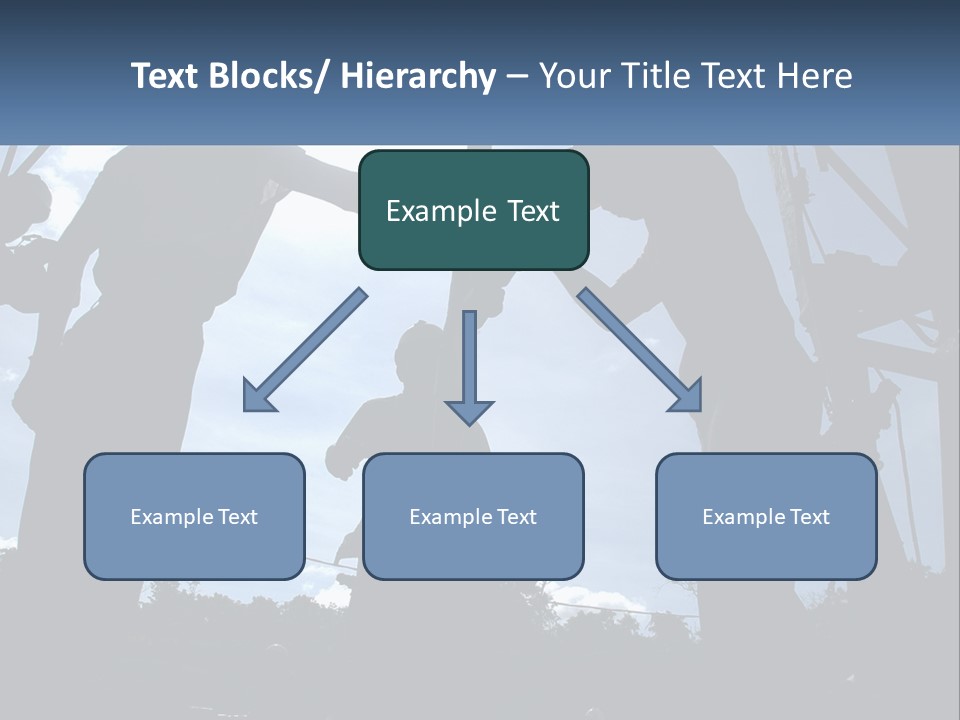 Worker Platform Silhouette PowerPoint Template