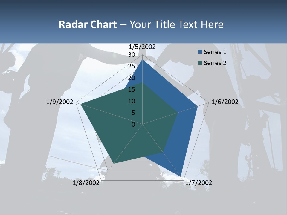 Worker Platform Silhouette PowerPoint Template