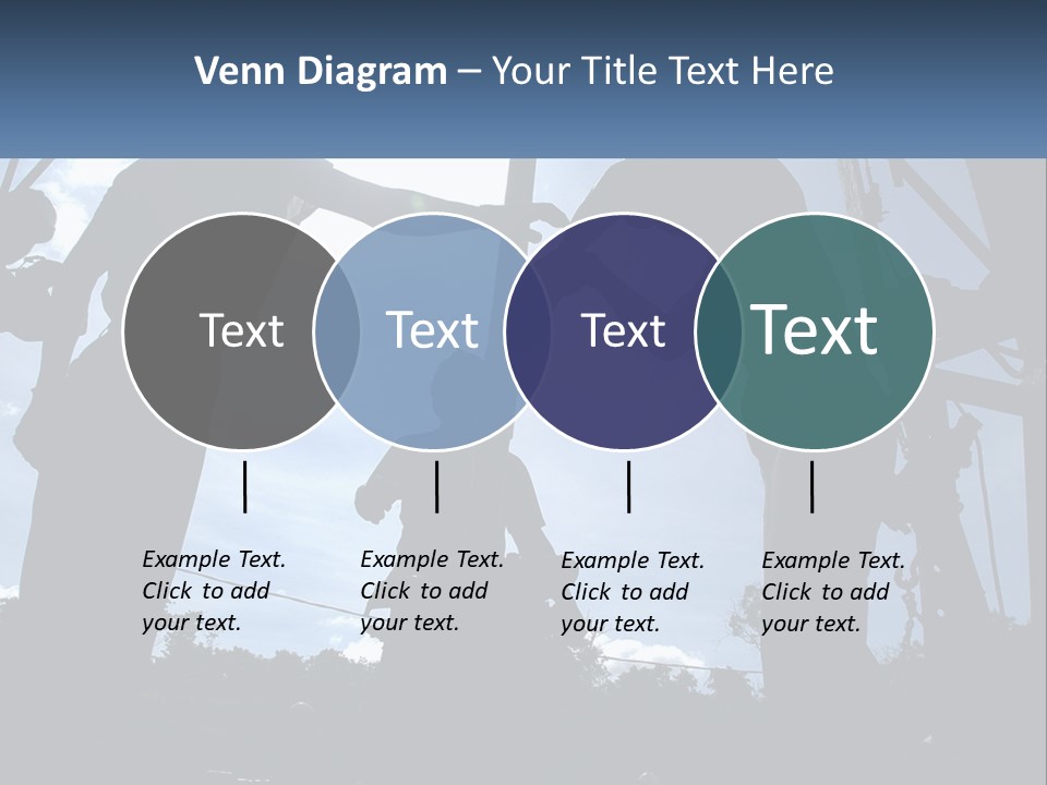 Worker Platform Silhouette PowerPoint Template