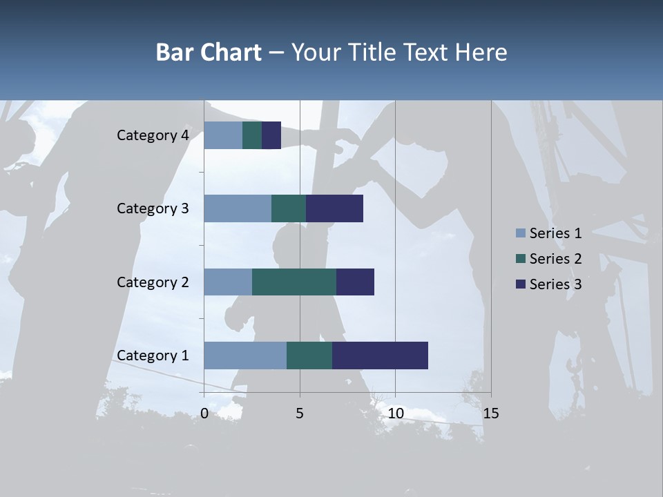 Worker Platform Silhouette PowerPoint Template
