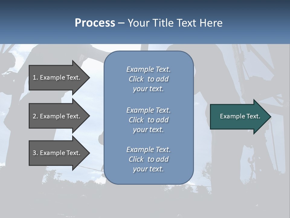 Worker Platform Silhouette PowerPoint Template