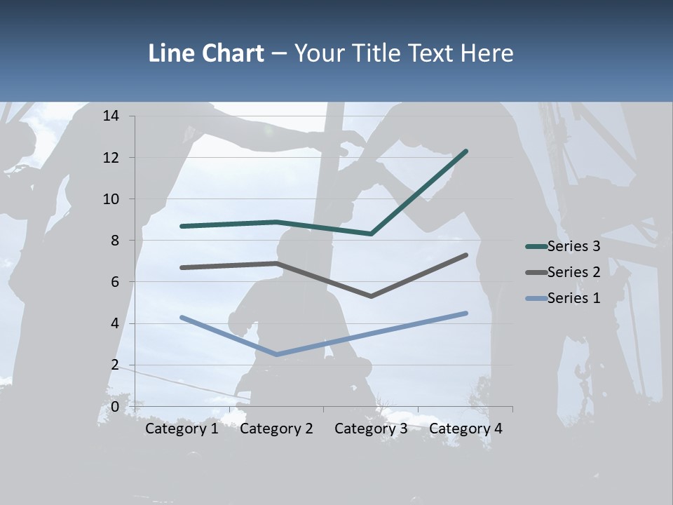 Worker Platform Silhouette PowerPoint Template