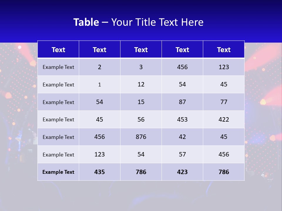 Volume Celebration Many PowerPoint Template