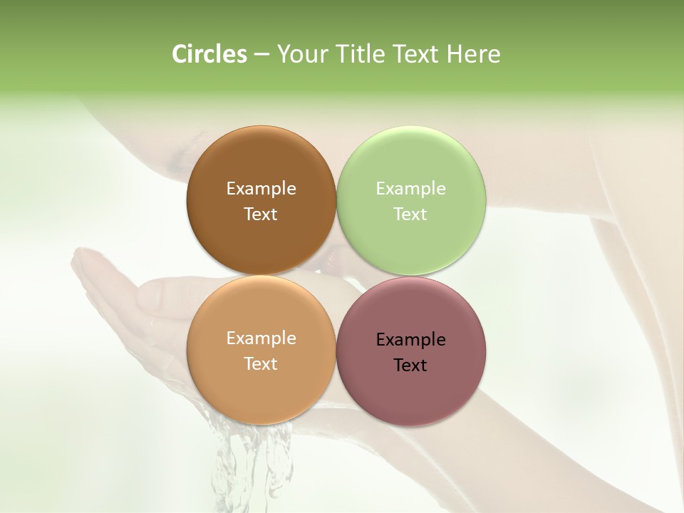 Healthy One Water PowerPoint Template