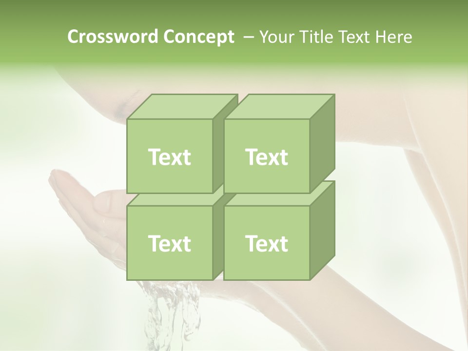 Healthy One Water PowerPoint Template