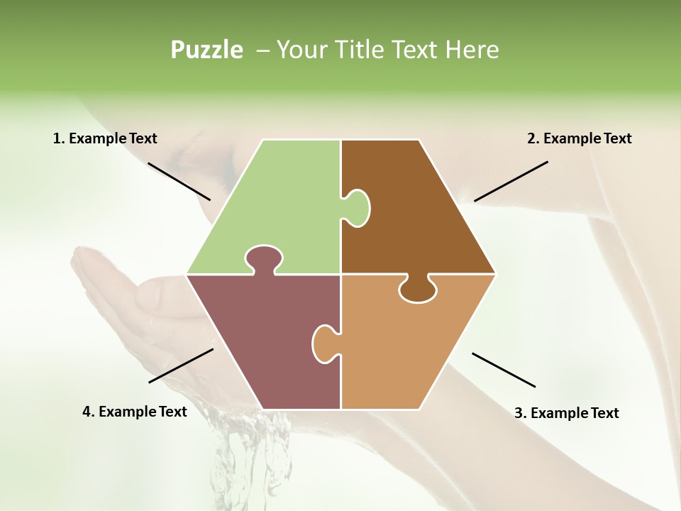 Healthy One Water PowerPoint Template