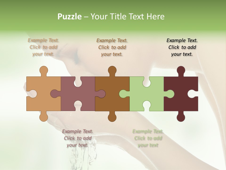 Healthy One Water PowerPoint Template