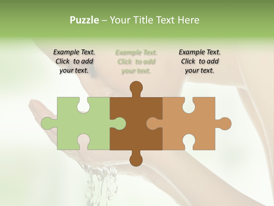 Healthy One Water PowerPoint Template