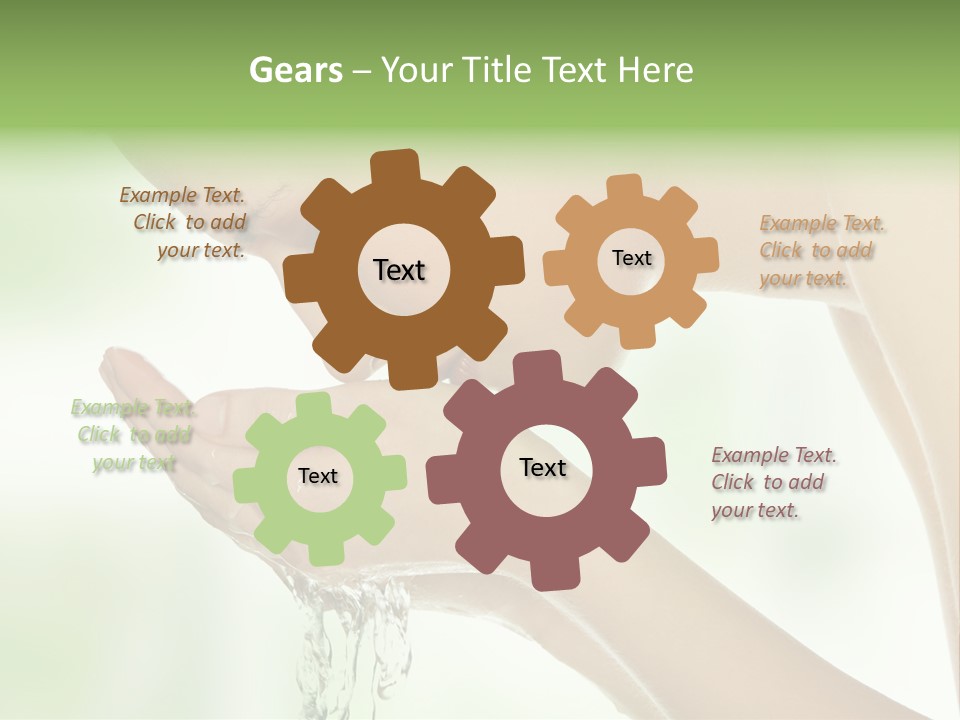 Healthy One Water PowerPoint Template