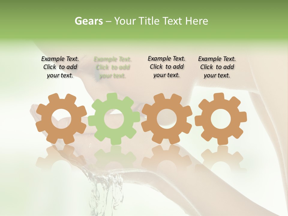 Healthy One Water PowerPoint Template