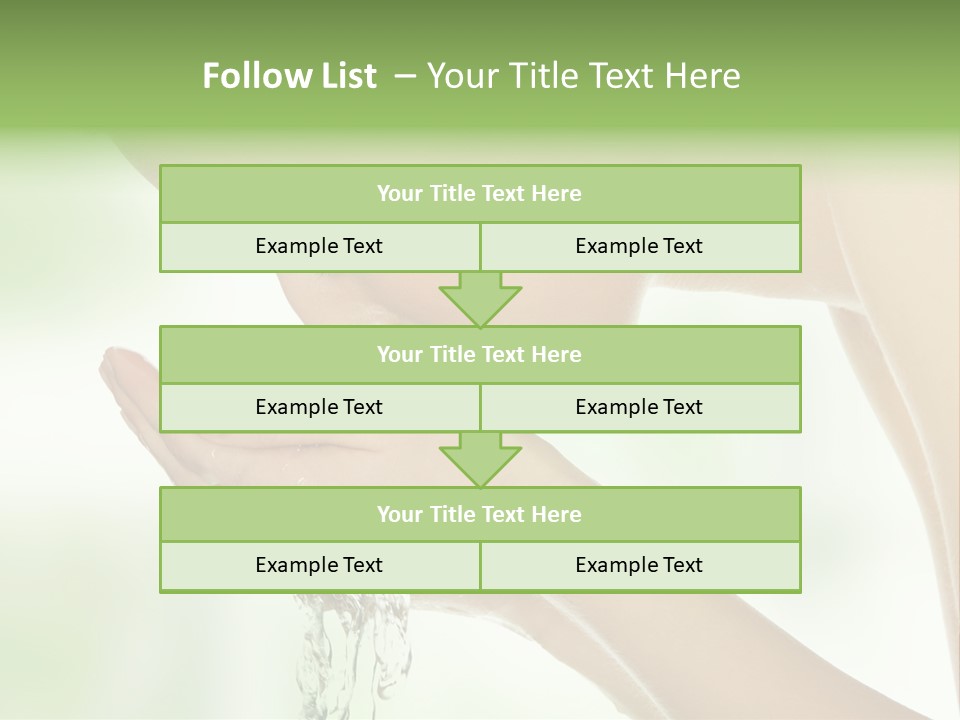 Healthy One Water PowerPoint Template