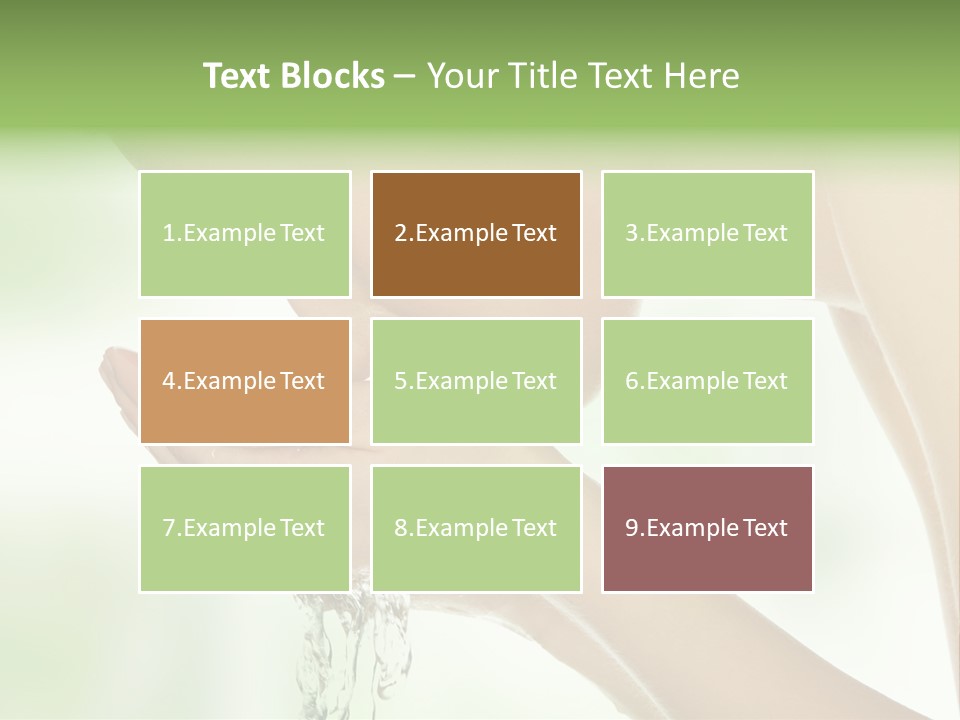 Healthy One Water PowerPoint Template