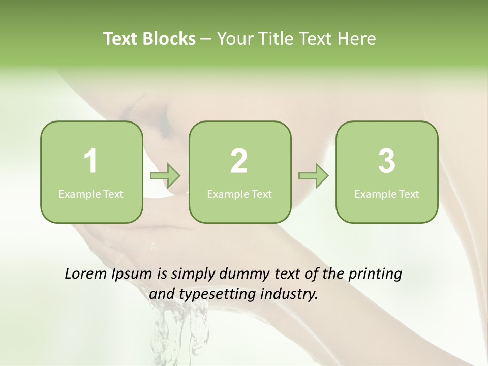 Healthy One Water PowerPoint Template
