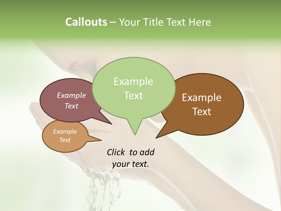 Healthy One Water PowerPoint Template