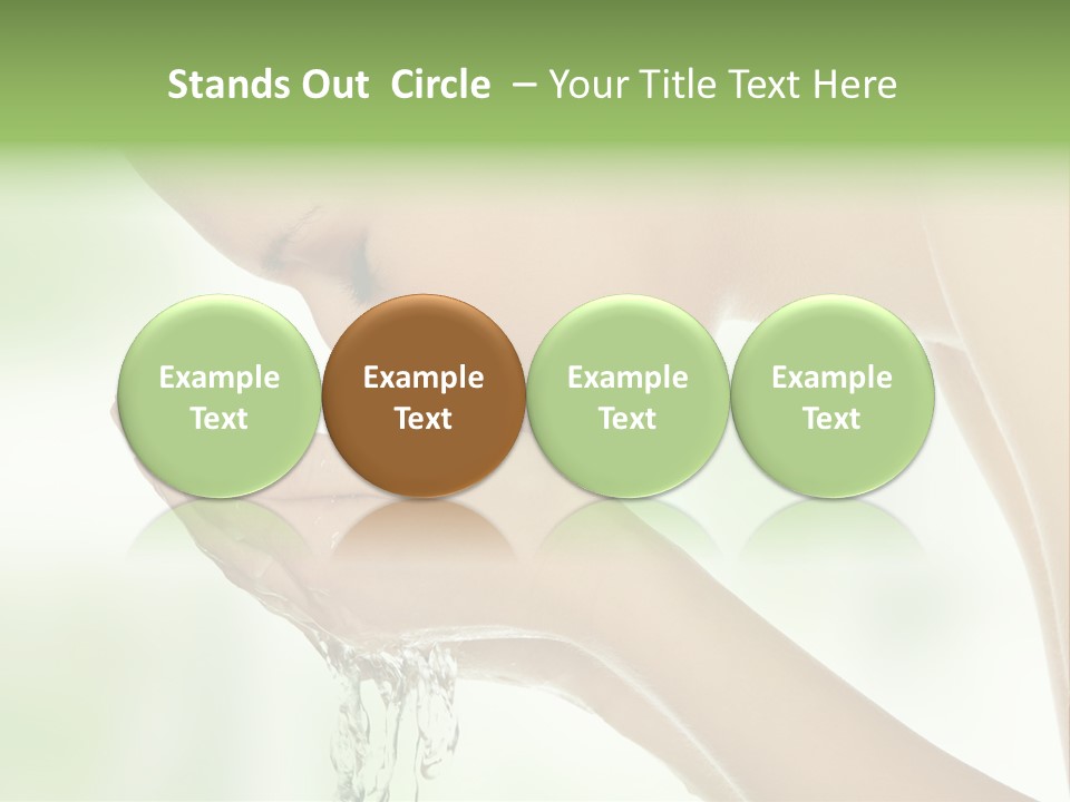 Healthy One Water PowerPoint Template