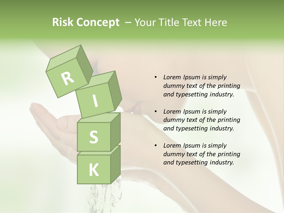 Healthy One Water PowerPoint Template