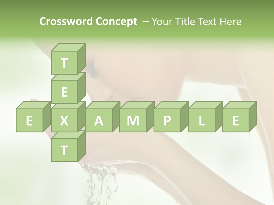 Healthy One Water PowerPoint Template