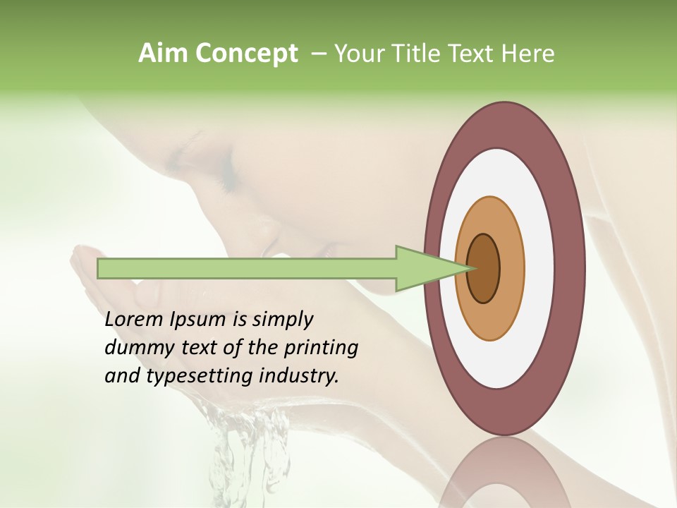 Healthy One Water PowerPoint Template